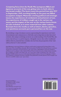 Competing Voices from the Pacific War achterzijde