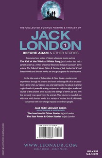Jack London 1 - Before Adam & Other Stories achterzijde