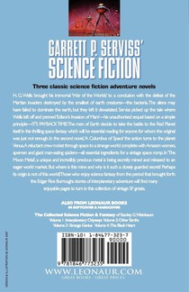 Garrett P. Serviss' Science Fiction achterzijde