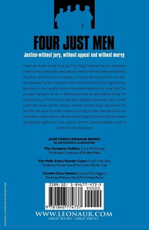 The Complete Four Just Men achterzijde