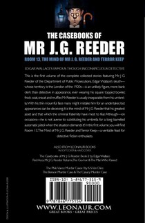 The Casebooks of MR J. G. Reeder achterzijde