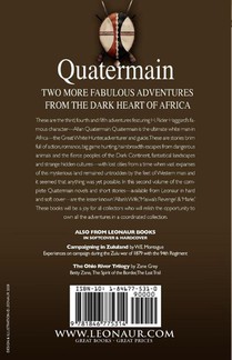 Quatermain achterzijde