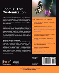 Joomla! 1.5x Customization: Make Your Site Adapt to Your Needs achterzijde