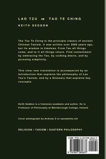 Lao Tzu: Tao Te Ching achterzijde