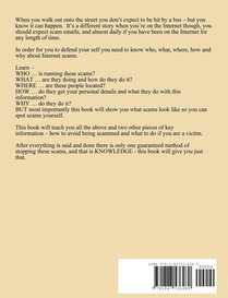 Cyberscams : A Visual Guide to 25 of the Biggest Internet Scams. achterzijde