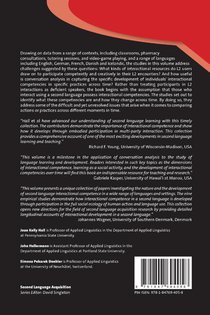 L2 Interactional Competence and Development achterzijde