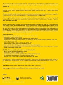 IBM SPSS for Intermediate Statistics achterzijde