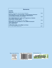 Journal of Applied Logics. The IfCoLog Journal of Logics and their Applications. Volume 12, issue 2, February 2025. Special issue achterzijde
