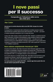 I nove passi per il successo achterzijde