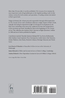Reading HLA Hart's 'The Concept of Law' achterzijde