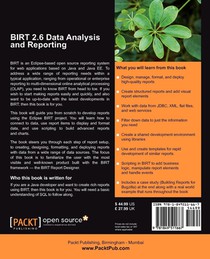 BIRT 2.6 Data Analysis and Reporting achterzijde
