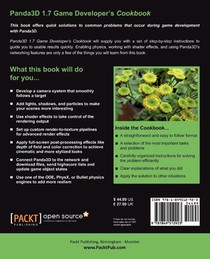 Panda3d 1.7 Game Developer's Cookbook achterzijde