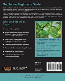 GeoServer Beginner's Guide achterzijde