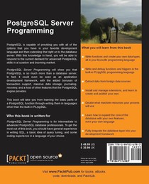 PostgreSQL Server Programming achterzijde