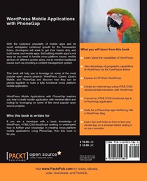 WordPress Mobile Applications with PhoneGap achterzijde