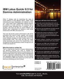 IBM Lotus Quickr 8.5 for Domino Administration achterzijde