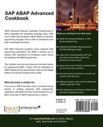 SAP ABAP Advanced Cookbook achterzijde