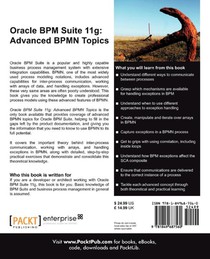 Oracle BPM Suite 11g: Advanced BPMN Topics achterzijde