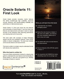 Oracle Solaris 11: First Look achterzijde