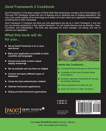 Zend Framework 2 Cookbook achterzijde