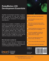 RubyMotion iOS Develoment Essentials achterzijde