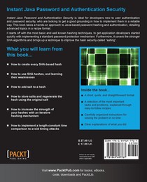 Instant Java Password and Authentication Security achterzijde