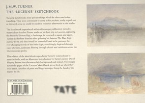 JMW Turner: The Lucerne Sketchbook achterzijde