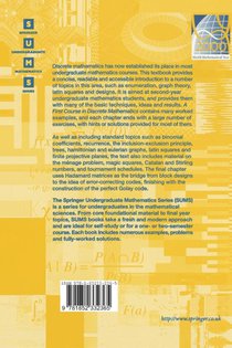 A First Course in Discrete Mathematics achterzijde