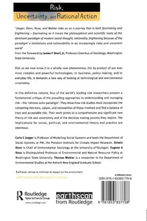 Risk, Uncertainty and Rational Action achterzijde