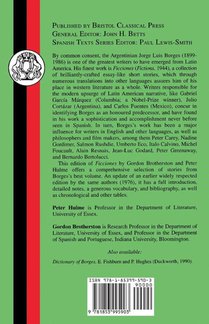 Ficciones achterzijde