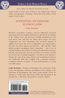Inventing Byzantine Iconoclasm achterzijde