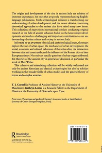 Urban Society In Roman Italy achterzijde