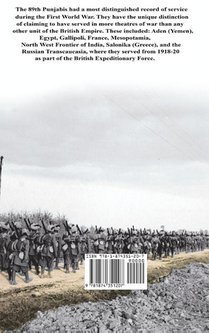 Regimental History of the 1st Battalion 8th Punjab Regiment achterzijde