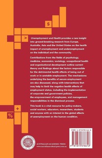 Unemployment and Health achterzijde