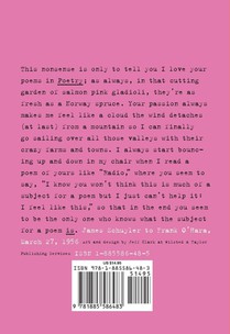 The Letters Of James Schuyler To Frank O'hara achterzijde