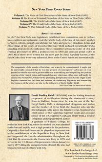 The Civil Code of the State of New York achterzijde