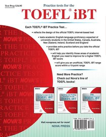 Practice Tests for the TOEFL iBT achterzijde