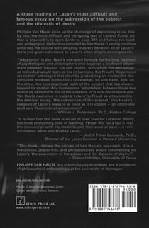 Against Adaptation achterzijde