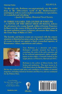 The Course of Fortune-A Novel of the Great Siege of Malta Vol. 2 achterzijde
