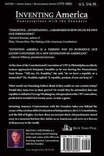 Inventing America-Conversations with the Founders achterzijde