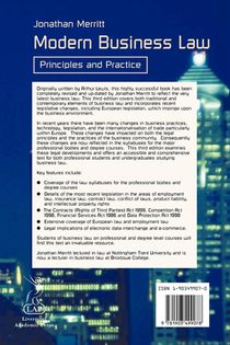 Modern Business Law achterzijde