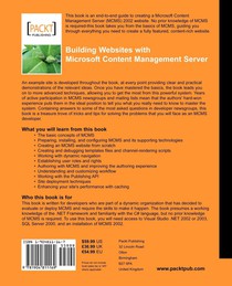Building Websites with Microsoft Content Management Server achterzijde