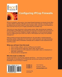 Configuring IPCop Firewalls: Closing Borders with Open Source achterzijde