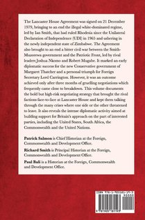 The Lancaster House Conference and the Independence of Zimbabwe, 1979 achterzijde