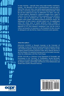 Seats, Votes, and the Spatial Organisation of Elections achterzijde