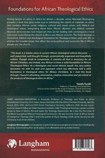 Foundations for African Theological Ethics achterzijde