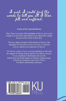 The History of Mary Prince achterzijde