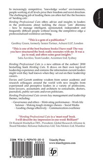 Herding Professional Cats achterzijde