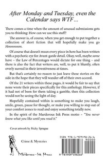 CRIMEUCOPIA - As In Funny Ha-Ha, Or Just Peculiar achterzijde