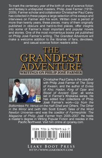 The Grandest Adventure achterzijde